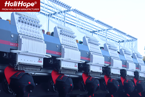 10 años de garantía Holiauma Holihope Servomotor completo computarizado <span class=keywords><strong>8</strong></span> <span class=keywords><strong>cabezales</strong></span> bordado programable máquina de bordado superó <span class=keywords><strong>SWF</strong></span> - Product Image 5