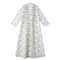 Robe pour femmes musulmanes Lignes, confortable et élégante, style Dubaï, vêtements islamiques, design traditionnel, vêtements musulmans