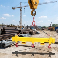Nouvel accessoire de chariot élévateur en fer Speedone DG-A, poutres de levage et crochets, capacité de 5 tonnes, ensemble d'extension et écarteur, de Fujian