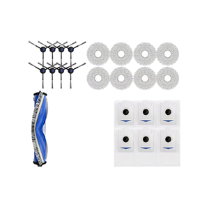Batterie de remplacement, brosse latérale principale, filtre HEPA, serpillière réutilisable en microfibre pour ECOVACS T30 PRO OMNI / T30S PRO / T30S AI <span class=keywords><strong>YEEDI</strong></span> M12 Pro+ - Product Image 4