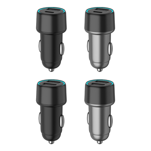 Chargeur de voiture double port certifié CE 12-24V avec charge rapide PD QC 30W PD + 22.5W QC - Product Image 1