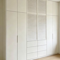 Système de placard convertible de luxe moderne en panneaux de bois SNLFEIER 0031 sur mesure pour toute la maison, chambre, salon, école