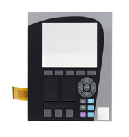 Pantallas de Teclado de Membrana con Botones Táctiles de Circuito de Pasta de Plata Personalizados, Impresión de Pantalla para Electrodomésticos