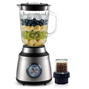 Mixeur Électrique RAF 1000W, Bol en Verre 1,5L, 6 Lames, Haute Vitesse 45000 tr/min, Machine à Smoothies et <span class=keywords><strong>Broyeur</strong></span>, Appareil de Cuisine R.2895 - Product Image 1