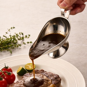 Food Grade 304 Mirror Polished Eco-Friendly Aifeisi Condiment Server Steak Black Pepper Sauce Salad Dressing Commercial - Product Image 4