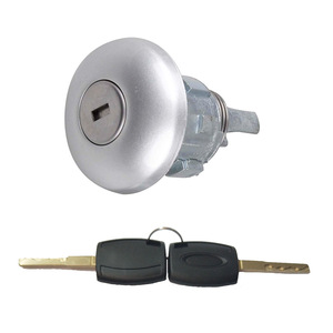 Ford Car Door Lock Cylinder 1926219 1781417 With 2 Keys Aluminum <b>Light</b> Grey Cylindrical Lock For Ford Tourneo - Product Image 5