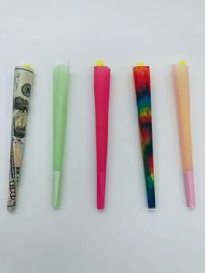 Autocollants d'emballage sur mesure en gros pour usine, cônes en papier taille King Size, cônes en papier naturel tie-dye - Product Image 4