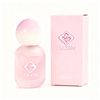 Botol Parfum Kaca Bulat Mewah Isi Ulang 30ml 50ml 100ml dengan Logo Custom, untuk Perawatan Kulit dan Makeup, Botol Parfum Kaca Frosted dengan Kotak