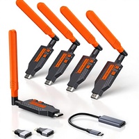 Émetteur sans fil en métal, 4 récepteurs, décodage 4K, sortie Full HD 1080P, prolongateur 5.8G, Plug&Play, vidéo/audio à faible latence