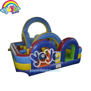 Inflatable Four Arches <b>Slide</b> Amusement Park Rainbow Arch Trim Safety Handles UV Resistant Community Kids Events - Product Image 4