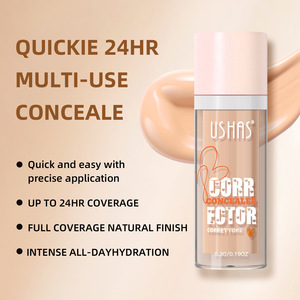 USHAS FS469 Correcteur de Teint Crème Naturel Imperméable Longue Durée Tous Types de Peau Teinte Moyenne 5.3ml pour Femmes En Stock - Product Image 3