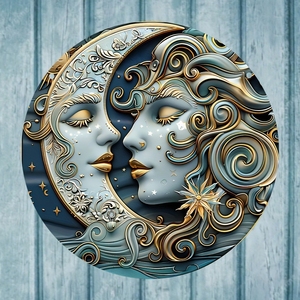 Trappeur acrylique transfrontalier et lune suspendu décoration murale Art pendentif chambre porche <span class=keywords><strong>liste</strong></span> - Product Image 3