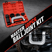 Kit d'outils extracteurs de rotules universelles en acier au carbone robuste (10 pièces) pour la réparation de châssis de voiture - Vente directe usine
