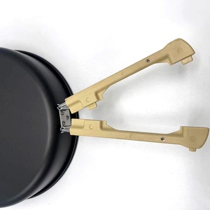 Juego de utensilios de cocina para exteriores de cuatro piezas de aluminio directo de fábrica con mango de <span class=keywords><strong>apertura</strong></span> y cierre para aventuras al aire libre - Product Image 3