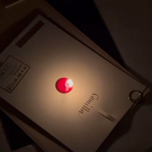 Vela en forma de corazón con tarjeta de mensaje oculto para parejas, regalo para ocasiones especiales - Product Image 2