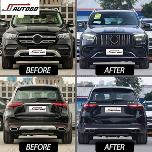 Kit de Conversión de Carrocería para Mercedes Benz W167 <span class=keywords><strong>GLE</strong></span> 2020-<span class=keywords><strong>2023</strong></span>, Actualización a GLE63 AMG 2024 2025, Ensamblaje de Faros - Product Image 2