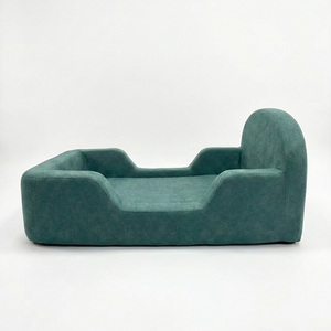 2026 Ingrosso di fabbrica Struttura letto per bambini grandi in spugna morbida senza legno, con rivestimento antiscivolo, lavabile e impermeabile per camera da letto, dai 3 anni in su - Product Image 4