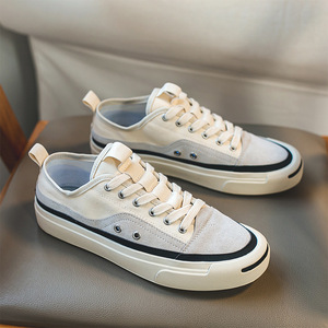 Chaussures tendance en toile pour hommes, nouveau style 2026, baskets basses respirantes d'été, décontractées et polyvalentes - Product Image 6