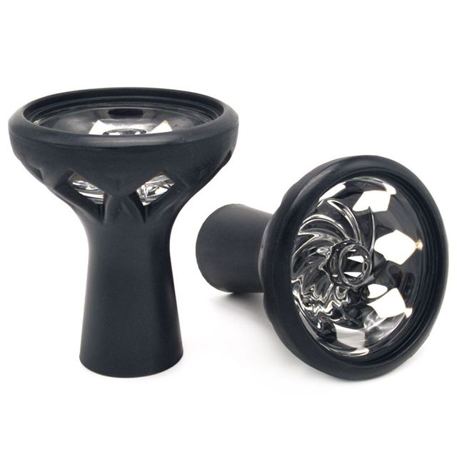 Hookah Accessories Hookah Head Crystal Silicone Hookah Bowl with Heat Management