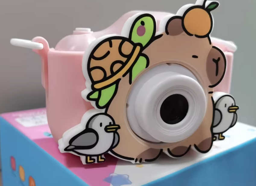 Cámara dual capybara-hd rosa