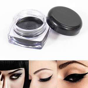 <span class=keywords><strong>Gel</strong></span> Eyeliner hitam cepat kering Logo kustom pemakaian panjang berpigmen tinggi halus krim Eyeliner tahan air dengan kuas - Product Image 3