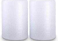 Film à bulles en plastique dégradable avec résistance aux chocs personnalisé, film à bulles d'air pour gonfler le papier Borbuja