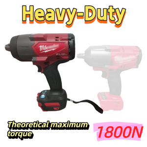 مفتاح ربط صدمي لاسلكي صناعي بدون فرشاة 3/4 بوصة، 18 فولت، عزم دوران أقصى 1800 نيوتن متر، بطارية ليثيوم أيون قابلة للتخصيص للسيارات - Product Image 3