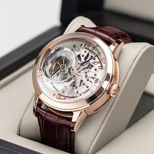 Drioshipping High End Nuevo reloj de lujo de acero inoxidable Tourbillon Movimiento automático Relojes mecánicos para hombres - Product Image 3