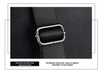 Porte-documents en cuir PU grain litchi, sac souple pour documents, fermeture éclair, grande capacité, double fermeture éclair, porte-documents professionnel en PU