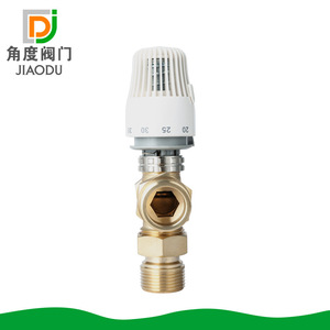 Válvulas de Ángulo Yuhuan, Venta Directa de Fábrica, Válvulas de Control de Temperatura de Tres Vías con Sensor de Temperatura Externo, Válvulas de Derivación de Control - Product Image 1