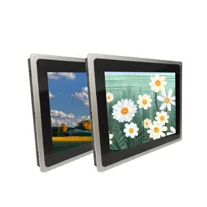 10.4 12.1 15 17 19 Inch LCD Display Fanless Panel PC Ipc Ppc Flat Grade Touchscreen HMI capacitive Touch Screen Monitor