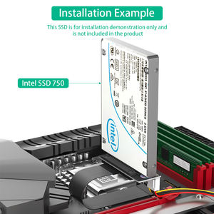 SFF-8693 U.<span class=keywords><strong>2</strong></span>กับ <span class=keywords><strong>M</strong></span>.<span class=keywords><strong>2</strong></span> NGFF สายอะแดปเตอร์ที่มีคีย์ <span class=keywords><strong>M</strong></span> ขยาย NVMe SSD U.<span class=keywords><strong>2</strong></span>อุปกรณ์คอมพิวเตอร์สต็อก - Product Image 5