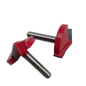 Gw Carbide-3DV微型木材刀具6x32x150度数控刳刨机按钮钻头雕刻钻头底部铣刀