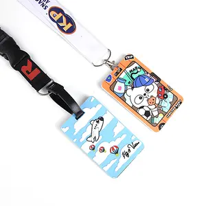 Étiquette de bagage personnalisée en PVC, vente en gros, OEM, impression couleur, porte-étiquette de voyage en caoutchouc souple, porte-ID pour valise, cadeau d'entreprise en vrac - Product Image 6