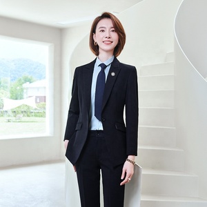 Uomini e donne <span class=keywords><strong>eleganti</strong></span> <span class=keywords><strong>abiti</strong></span> da lavoro formali per manager Business reparto vendite banche lavoratori professionisti di classe - Product Image 2