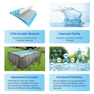 Pompe de filtre circulaire à cadre métallique pliable personnalisée en gros <span class=keywords><strong>piscine</strong></span> hors sol avec échelle de <span class=keywords><strong>piscine</strong></span> - Product Image 5