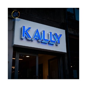 Tên cửa hàng thiết kế logo bên ngoài 3D LED signage cửa hàng 3D LED thư kênh với backboard biểu tượng tùy chỉnh dẫn đăng ký Hội Đồng Quản trị ngoài trời - Product Image 1