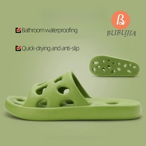Logo personalizzato bagno pantofole da bagno da <span class=keywords><strong>uomo</strong></span> estate <span class=keywords><strong>casa</strong></span> interna che perde antiscivolo deodorante bagno coppia pantofole da doccia <span class=keywords><strong>per</strong></span> gli uomini - Product Image 2