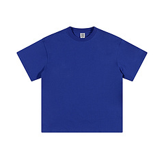 305 GSM เสื้อยืดผู้ชาย, เสื้อยืด100% โอเวอร์ไซส์ปล่อยไหล่ผ้าฝ้ายเสื้อสตรีทแวร์สีเรียบเฮฟวี่เวทสำหรับผู้ชาย - Product Image 6