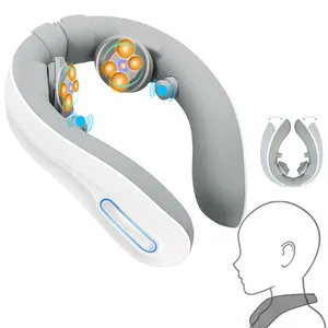 Healthpal produsen Mini Masajeador Cuello pemijat leher elektrik bepergian pemijat leher otot leher mengangkat nyeri tengkuk Vertebra