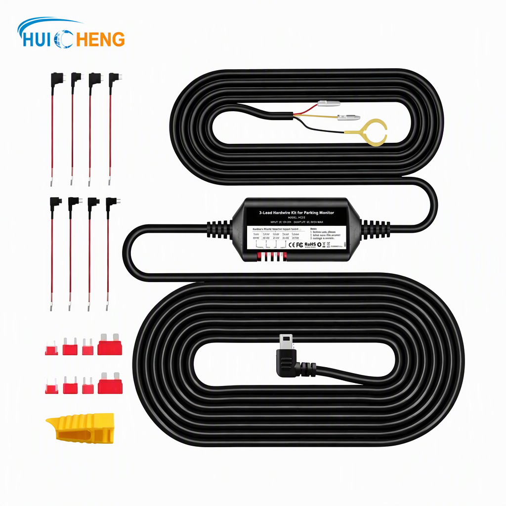 Dash Cam Hardwire Kit Adjustable Low Voltage Cut-off for 4K Dash Cam Step Down Power with 8 Fuse Taps for 70Mai HIKVISION · image 1