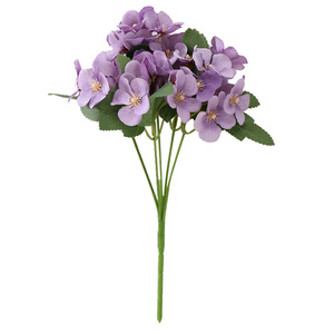 <span class=keywords><strong>Geranios</strong></span> <span class=keywords><strong>artificiales</strong></span> de flores de seda de 5 cabezas de arbusto de geranio falso rojo al por mayor de China para Decoración - Product Image 6