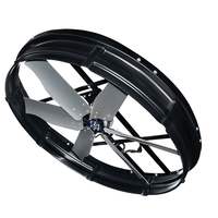 Ventilateur transversal industriel 45 pouces à faible bruit pour la circulation de l'air, idéal pour le refroidissement des étables, des fermes laitières, de la volaille et des élevages.