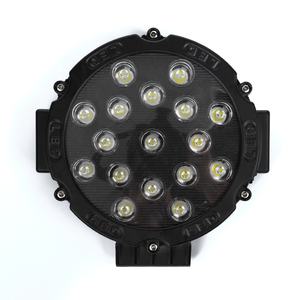 Feux de travail LED LC Auto Explosion 6,3 pouces, 17 pièces, 51W, 9-32V, projecteurs rouges/noirs, éclairage rond pour SUV/ATV - Product Image 3
