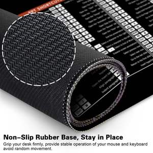 Tappetino per Mouse con Scorciatoie in Francese per Casa o Ufficio, con Base Antiscivolo in Gomma e Bordo Rinforzato Anti-Graffio - Product Image 4