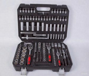 Kit d'outils à douilles de haute qualité 171 pièces avec mallette rigide, pour réparation automobile, comprenant clés à douilles et cliquet, ensemble d'outils à main 171 pièces - Product Image 5