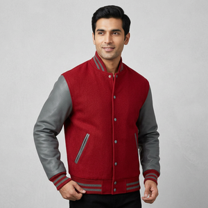 Blouson Athlétique Léger pour Équipes Sportives Scolaires – Coupe Flexible en Mélange Coton-Polyester, Toile avec Lettres – Excellent - Product Image 1