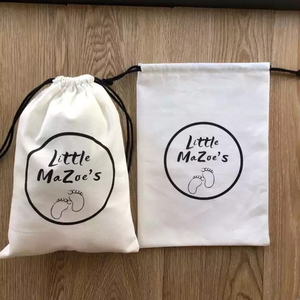 Custom Logo Printed Round Bottom Canvas Dust <b>Bag</b> for Candle Gift Skincare Products Storage Natural Cotton <b>Drawstring</b> Pouch - Product Image 5
