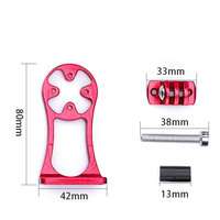 Support réglable pour ordinateur de bureau, fixation sur tige de bicyclette, Extension pour ordinateur