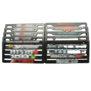 Marco Metálico para Matrícula de Auto Deportivo, Estilo IJDM, Soporte para Placa con Logotipo JDM - Product Image 1